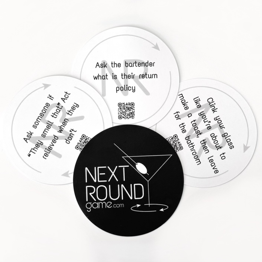 Next Round Game | Fanned Out Playing Cards